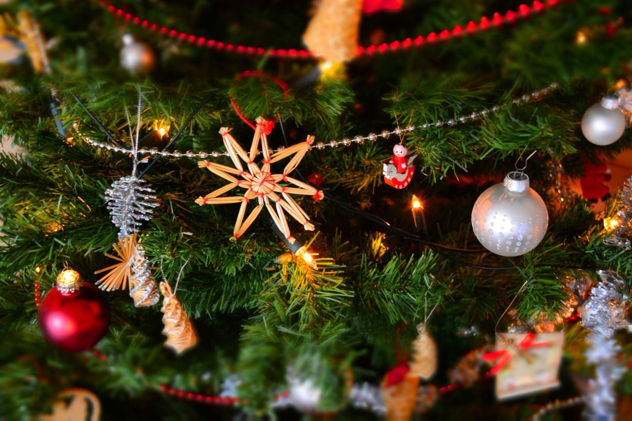 Prelit Christmas Trees and Lighted Garlands for Festive Joy